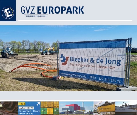 Nieuwbouwactiviteiten in GVZ Europark